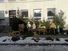 Vánoční výzdoba ve Vlčatíně