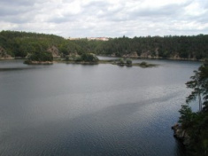 Hartvíkovice - vodní nádrž Dalešice